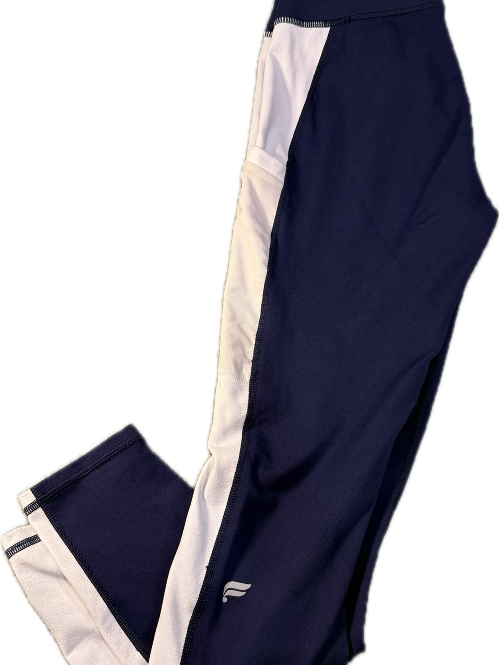 Navy and White Fabletics Leggings